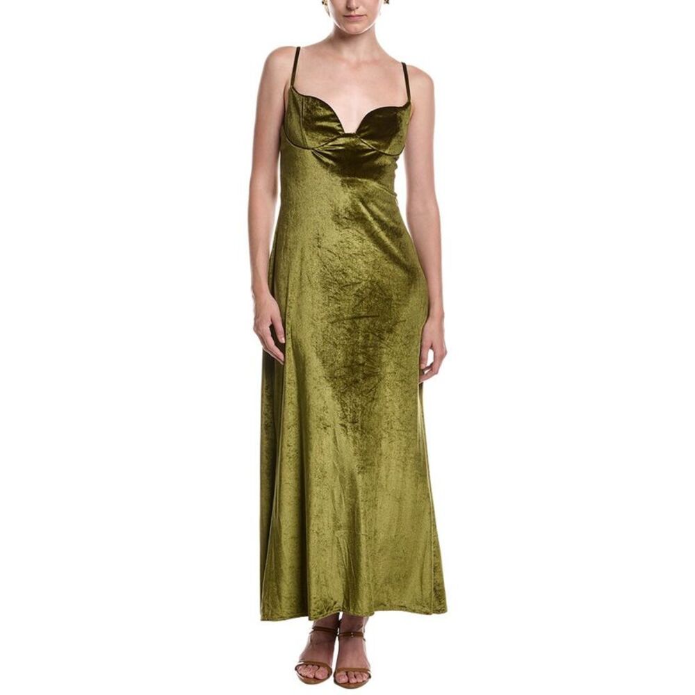 Moonsea Womens Maxi Gown, Green